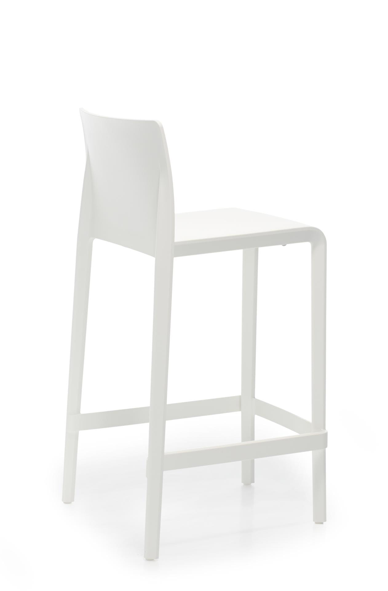 Hoker Volt 677 biały, hoker Pedrali, hoker do kuchni, hoker do jadalni, hoker do kawiarni, włoski design, nowoczesny design