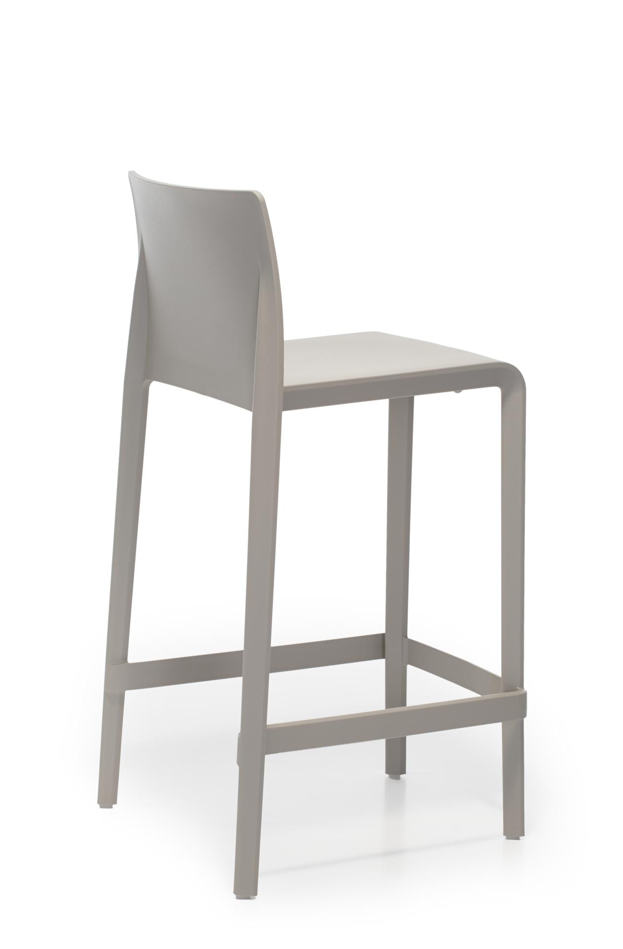 Hoker Volt 677 szary, hoker Pedrali, hoker do kuchni, hoker do jadalni, hoker do kawiarni, włoski design, nowoczesny design