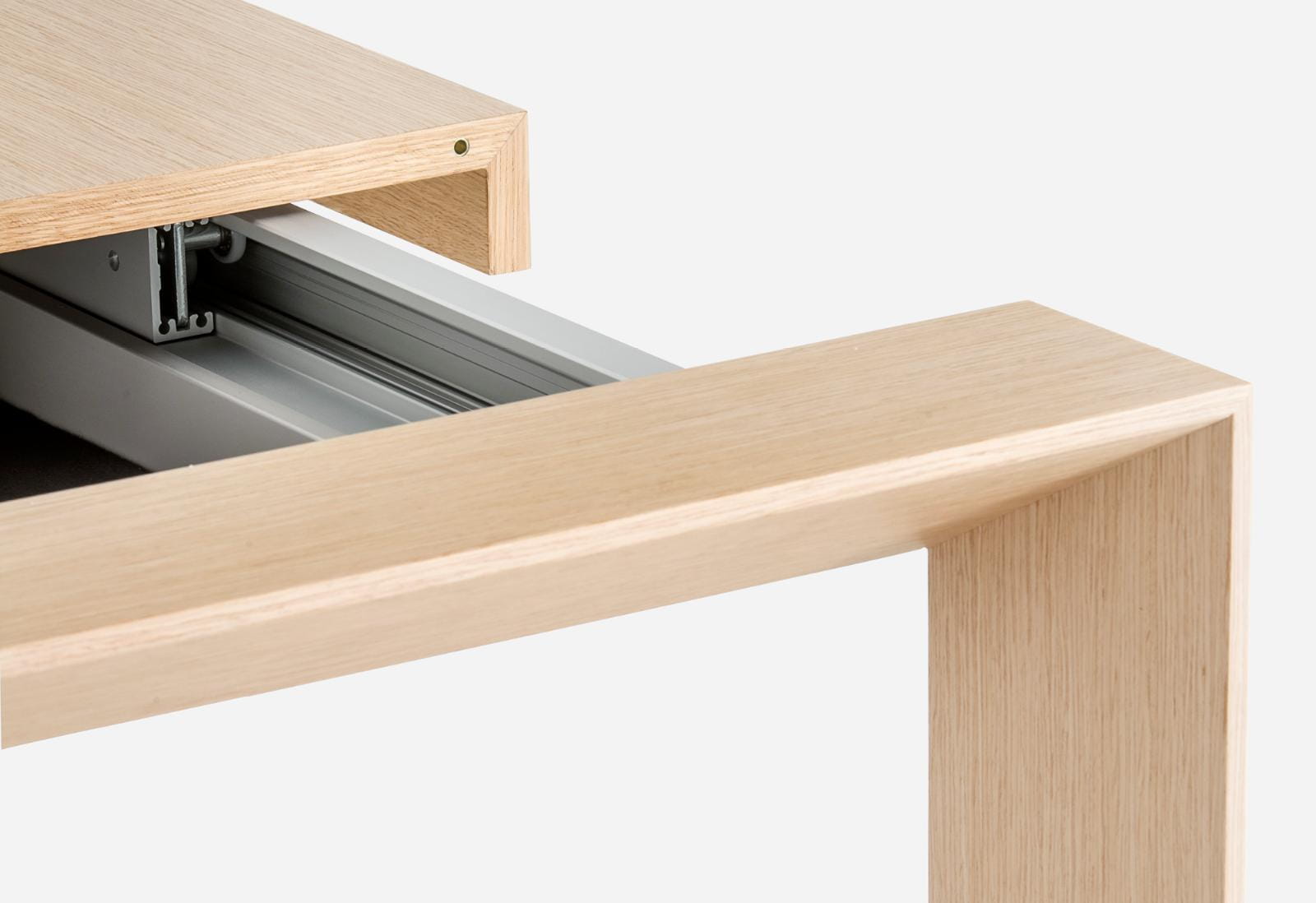 stół Surface TSU, stół Pedrali, sół rozkładany, stół drewniany, stół do jadalni, stół włoski, nowoczesny design, włoski design