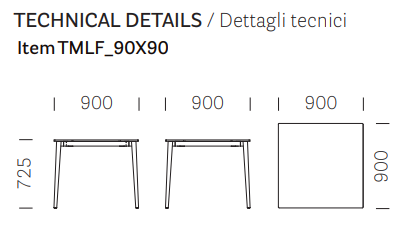 stół Malmo, stół Pedrali, stół rózne warianty, stół do jadalni, stół elegancki, nowoczesny design, włoski design
