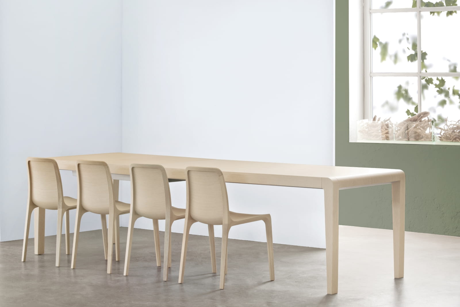 stół Exteso rozkładany, stół Pedrali, stół drewniany, stół dębowy, sół do jadalni, nowoczesny design, włoski design