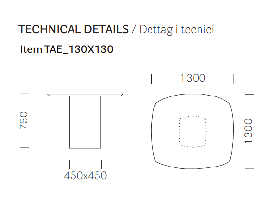 stół Aero, stół Pedrali, stół do jadalni, stół kwadratowy, stół nowoczesny, nowoczesny design, włoski design