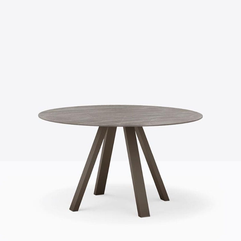 stół Arki, sół Pedrali, stół okrągły, stół do jadalni, stół do restauracji, nowoczesny stół, nowoczesny design, włoski design