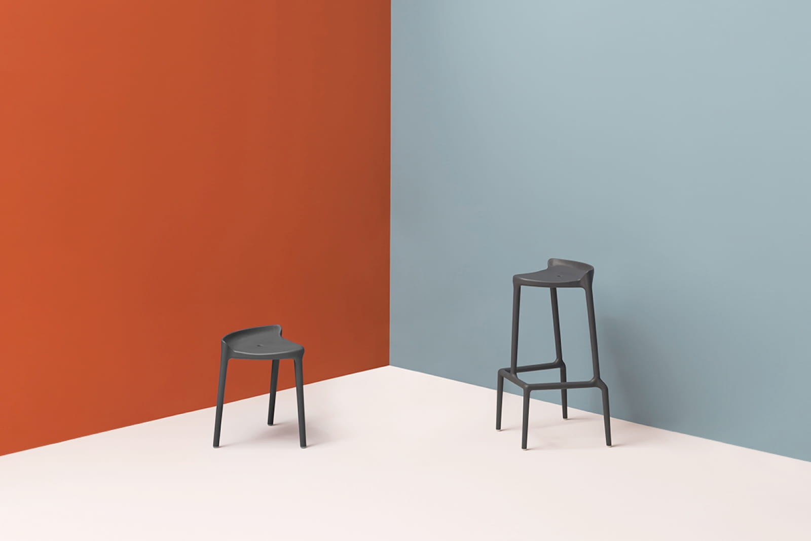 stołek Happy, stołek Pedrali, stołek z tworzywa, stołek outdoorowy, stołek do restuaracji, stołek do jadalni, stołek nowoczesny, nowoczesny design, włoski design