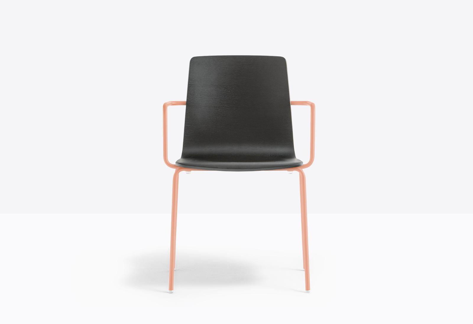 krzesło Inga, krzesło Pedrali, krzesło stalowe, krzesło drewniane, krzesło do jadalni, krzesło do kuchni, nowoczesny design, włoski design