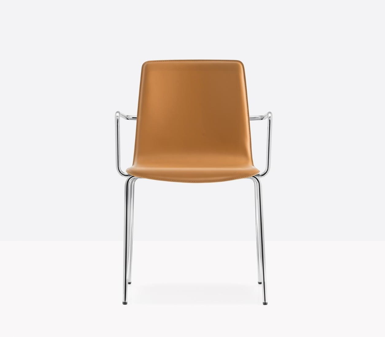krzesło Inga, krzesło Pedrali, krzesło stalowe, krzesło skórzane, krzesło do jadalni, krzesło do kuchni, nowoczesny design, włoski design