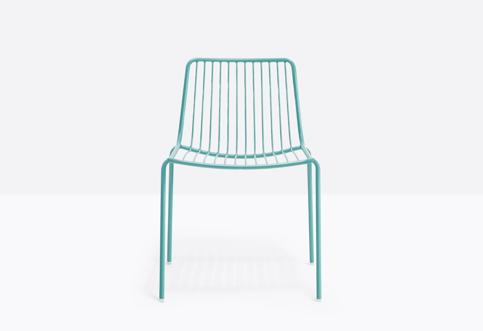 krzesło Nolita, krzesło Pedrali, krzesło stalowe, krzesło na taras, krzesło do restauracji, krzesło outdoorowe, włoski design, nowoczesny design