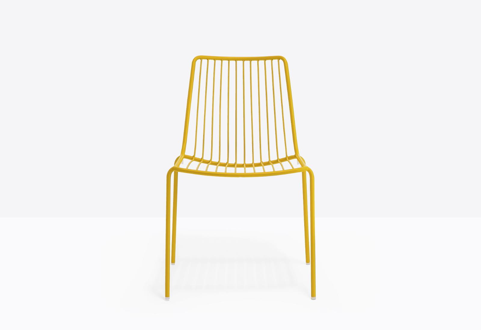 krzesło Nolita, krzesło Pedrali, krzesło stalowe, krzesło na taras, krzesło do restauracji, krzesło outdoorowe, włoski design, nowoczesny design