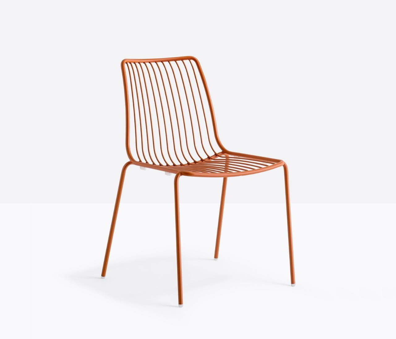 krzesło Nolita, krzesło Pedrali, krzesło stalowe, krzesło na taras, krzesło do restauracji, krzesło outdoorowe, włoski design, nowoczesny design