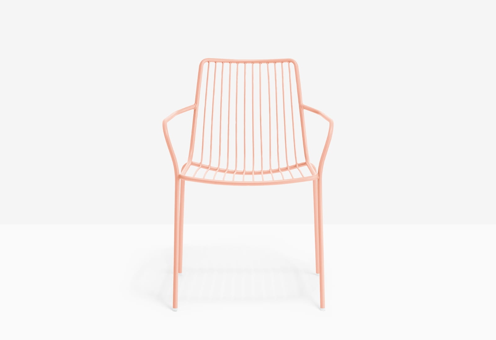 krzesło Nolita, krzesło Pedrali, krzesło stalowe, krzesło na taras, krzesło do restauracji, krzesło outdoorowe, włoski design, nowoczesny design