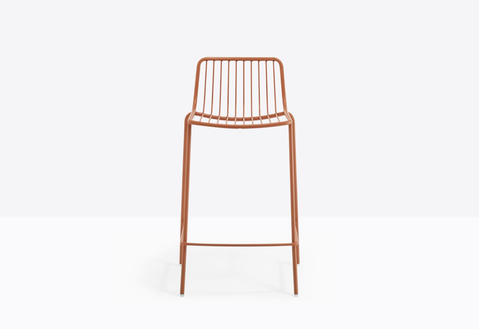 hoker Nolita, hoker Pedrali, hoker stalowy, hoker na taras, hoker do restauracji, hoker outdoorowy, włoski design, nowoczesny design