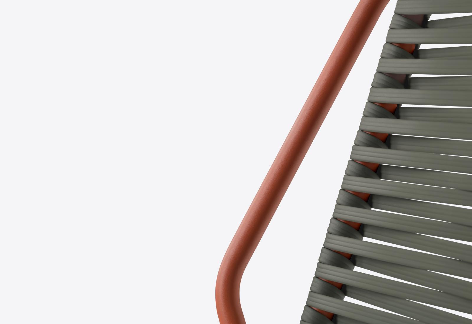 krzesło Philia, krzesło Pedrali, krzesło outdoorowe, krzesło na taras, krzesło ogrodowe, krzesło do restauracji, krzesło plecione, nowoczesny design, włoski design