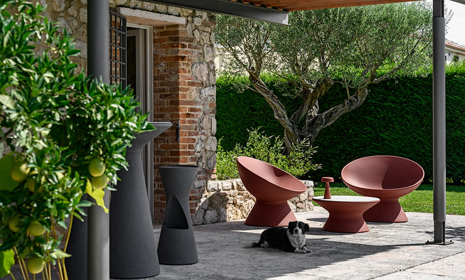 fotel Fade Relax, fotel Plust, fotel outdoorowy, fotel na taras, fotel do ogrodu, fotel odporny na warunki atmosferyczne, fotel z tworzywa, nowoczesny design, włoski design