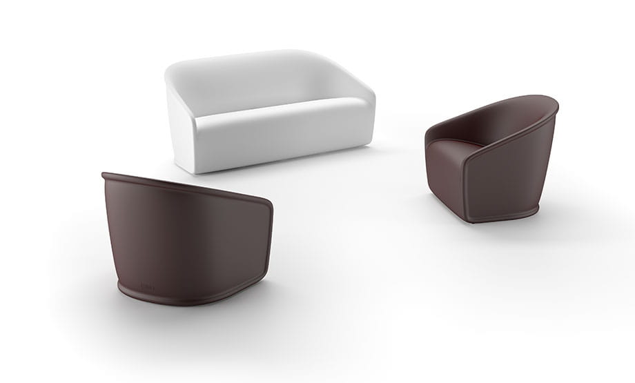 sofa Settembre, sofa Plust, sofa outdoorowa, sofa na taras, sofa ogrodowa, sofa do restauracji, sofa z tworzywa, włoski design
