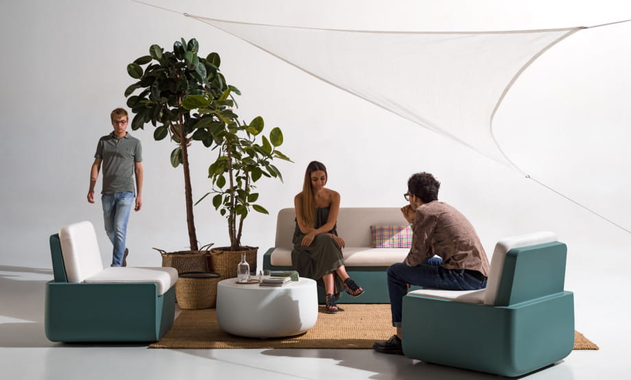 sofa Bold, sofa Plust, sofa na taras, sofa do ogrodu, sofa outdoorowa, sofa odporna na warunki atmosferyczne, włoski design, nowoczesny design