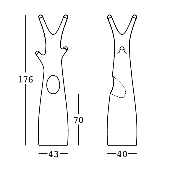 wieszak Godot, wieszak Plust, wieszak z tworzywa, wieszak podłogowy, nowoczesny design, włoski design