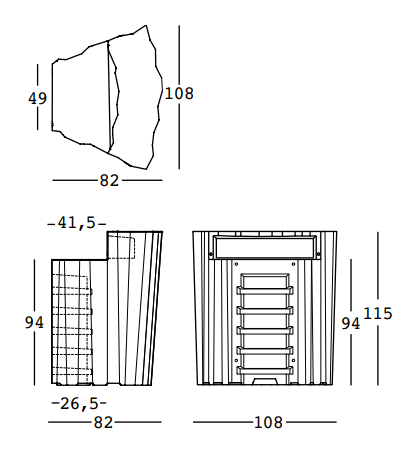 lada barowa Frozen, lada barowa Plust, lada barowa z tworzywa, lada barowa podświetlana, lada barowa do restauracji