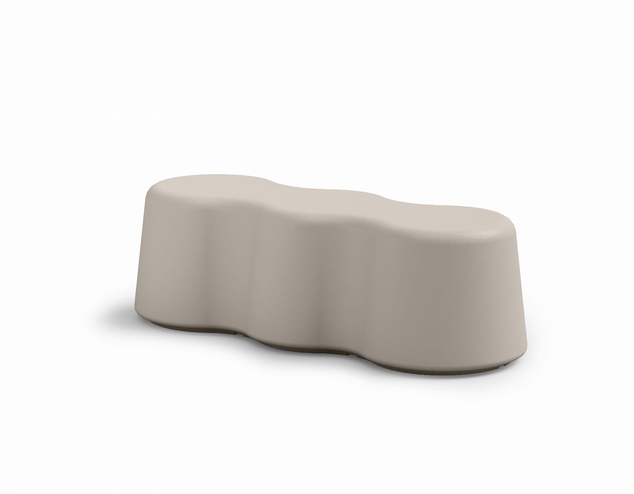 Ławka Peanuts Lyxo Design, ławka na dwór, ławka plastikowa, ławka z tworzywa sztucznego, ławka designerska, ławka na taras, ławka do ogrodu, ławka kolorowa