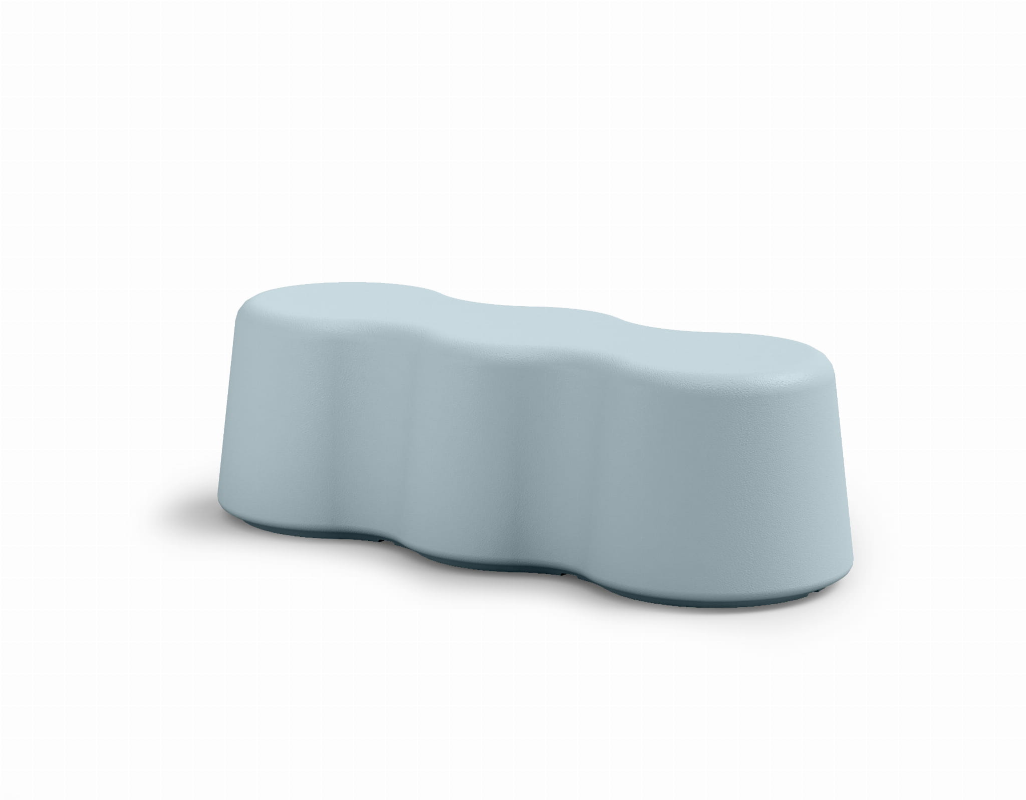 Ławka Peanuts Lyxo Design, ławka na dwór, ławka plastikowa, ławka z tworzywa sztucznego, ławka designerska, ławka na taras, ławka do ogrodu, ławka kolorowa