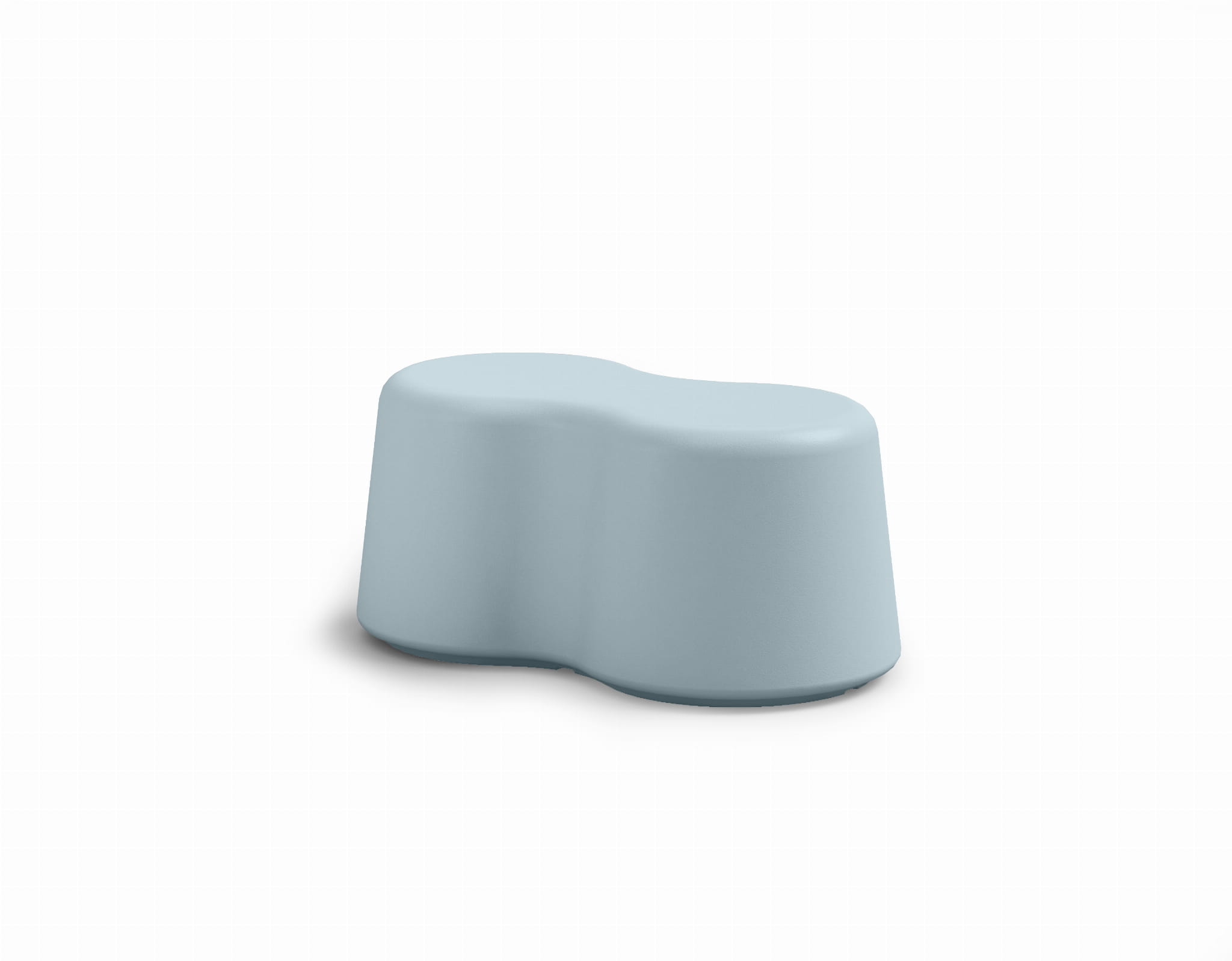 Ławka Peanuts Lyxo Design, ławka na dwór, ławka plastikowa, ławka z tworzywa sztucznego, ławka designerska, ławka na taras, ławka do ogrodu, ławka kolorowa