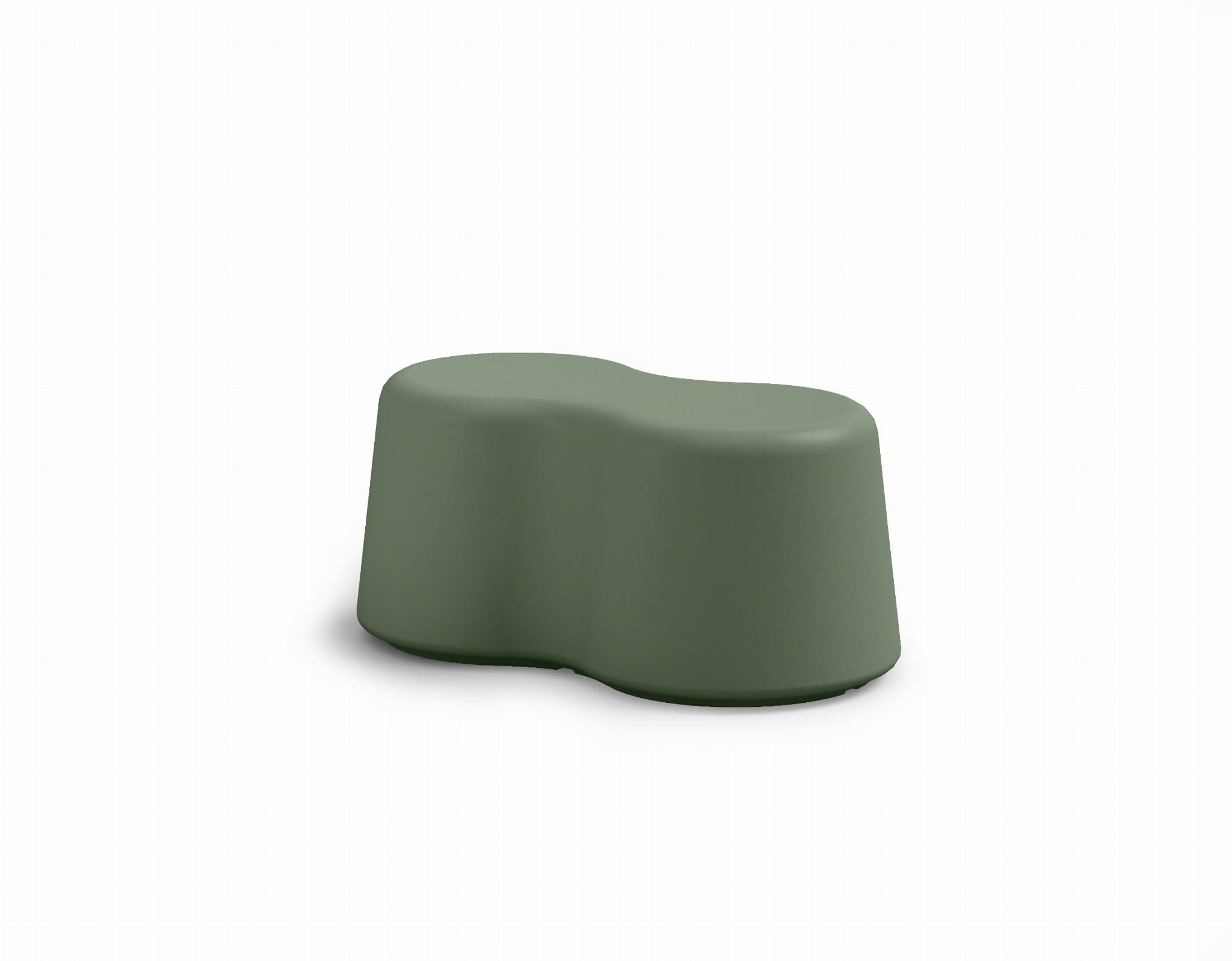 Ławka Peanuts Lyxo Design, ławka na dwór, ławka plastikowa, ławka z tworzywa sztucznego, ławka designerska, ławka na taras, ławka do ogrodu, ławka kolorowa