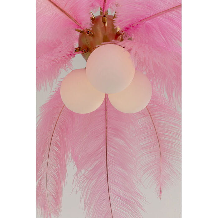 lampa Kare, lampa Feather Palm, lampa pióra, lampa do salonu, lampa ekstrawagancka, lampa nowoczesna, wyjątkowa lampa, lampa do sypialni