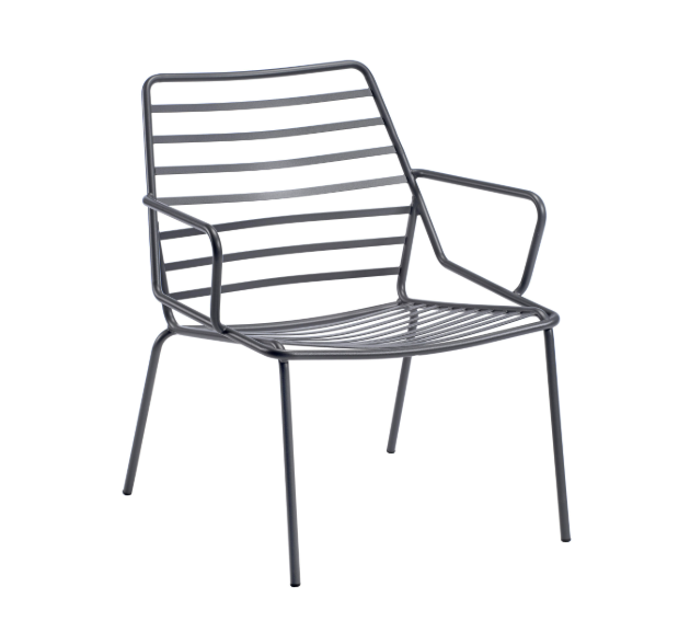 fotel Link, fotel Gaber, fotel do restauracji, fotel outdoorowy, fotel na taras, fotel metalowy, fotel do przestrzeni komercyjnych