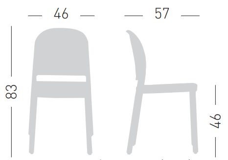 krzesło Panama, krzesło Gaber, krzesło z tworzywa, ergonomiczne krzesło, krzesło ogrodowe, krzesło balkonowe, do restauracji, do ogródka kawiarnianego, nowoczesny design