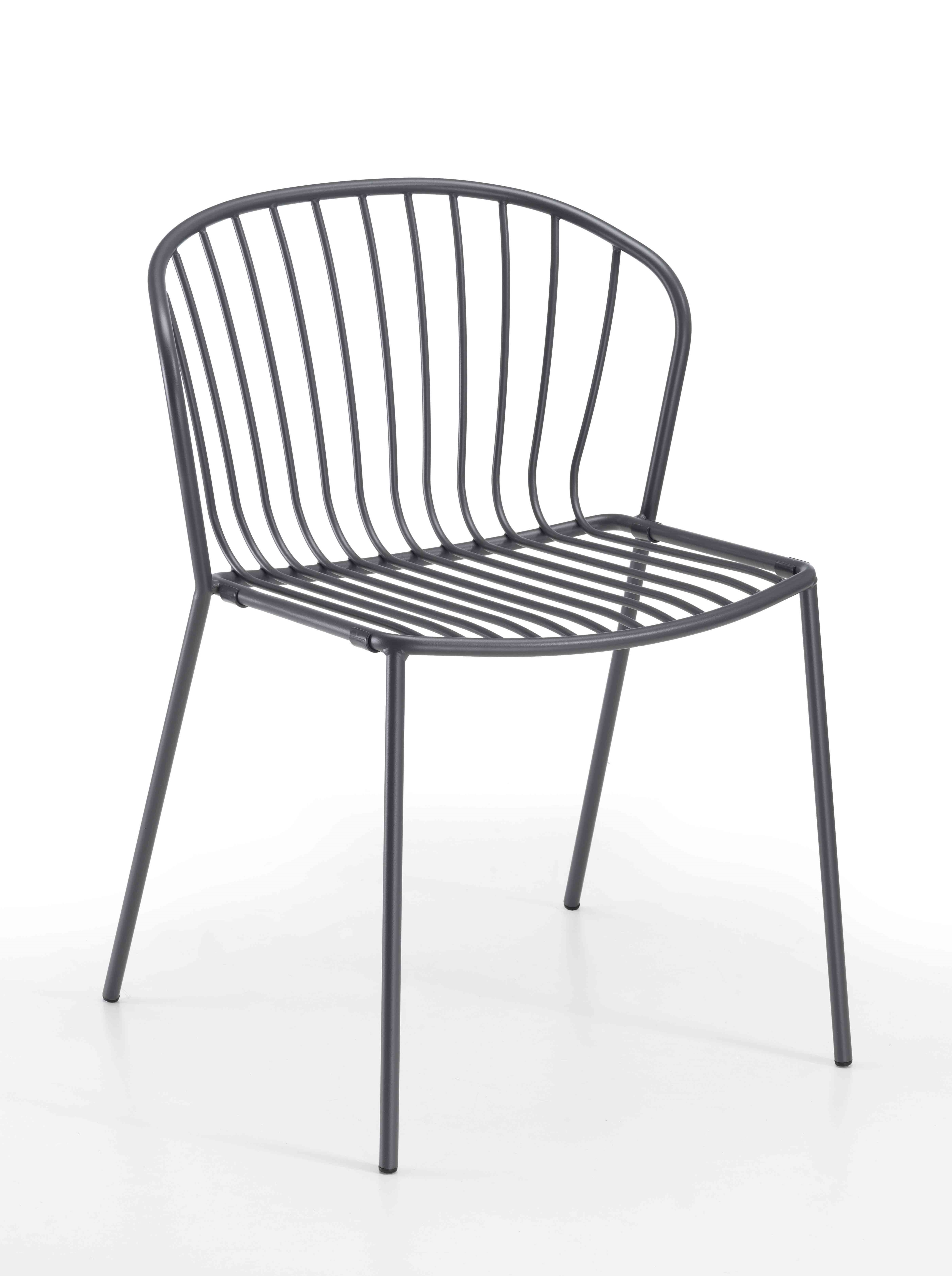 krzesło Amitha, styl industrialny, krzesło outdoor, krzesło do restauracji, minimalizm, trwałość, odporność na warunki, nowoczesny design, pręty stalowe, loft, meble komercyjne