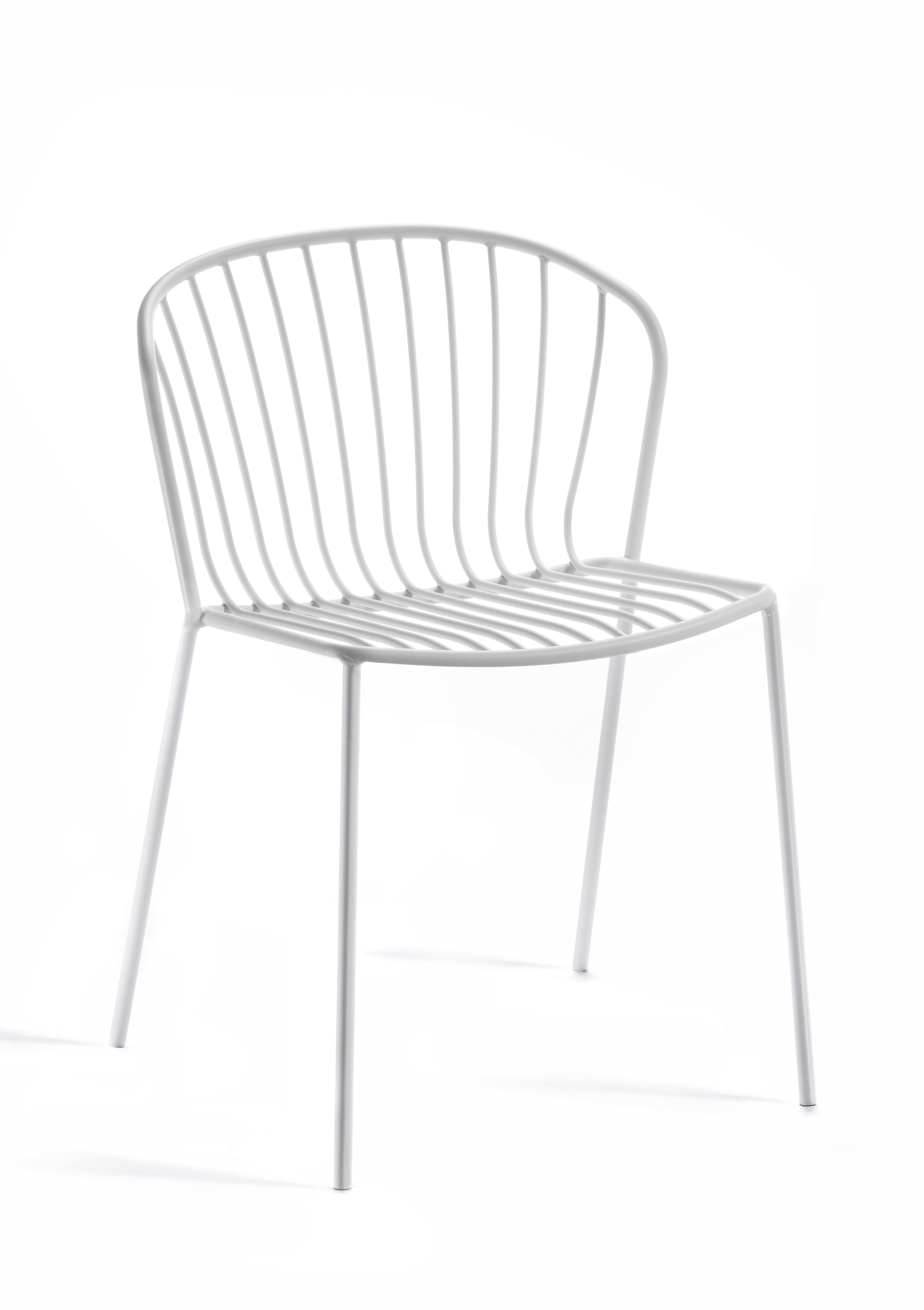 krzesło Amitha, styl industrialny, krzesło outdoor, krzesło do restauracji, minimalizm, trwałość, odporność na warunki, nowoczesny design, pręty stalowe, loft, meble komercyjne