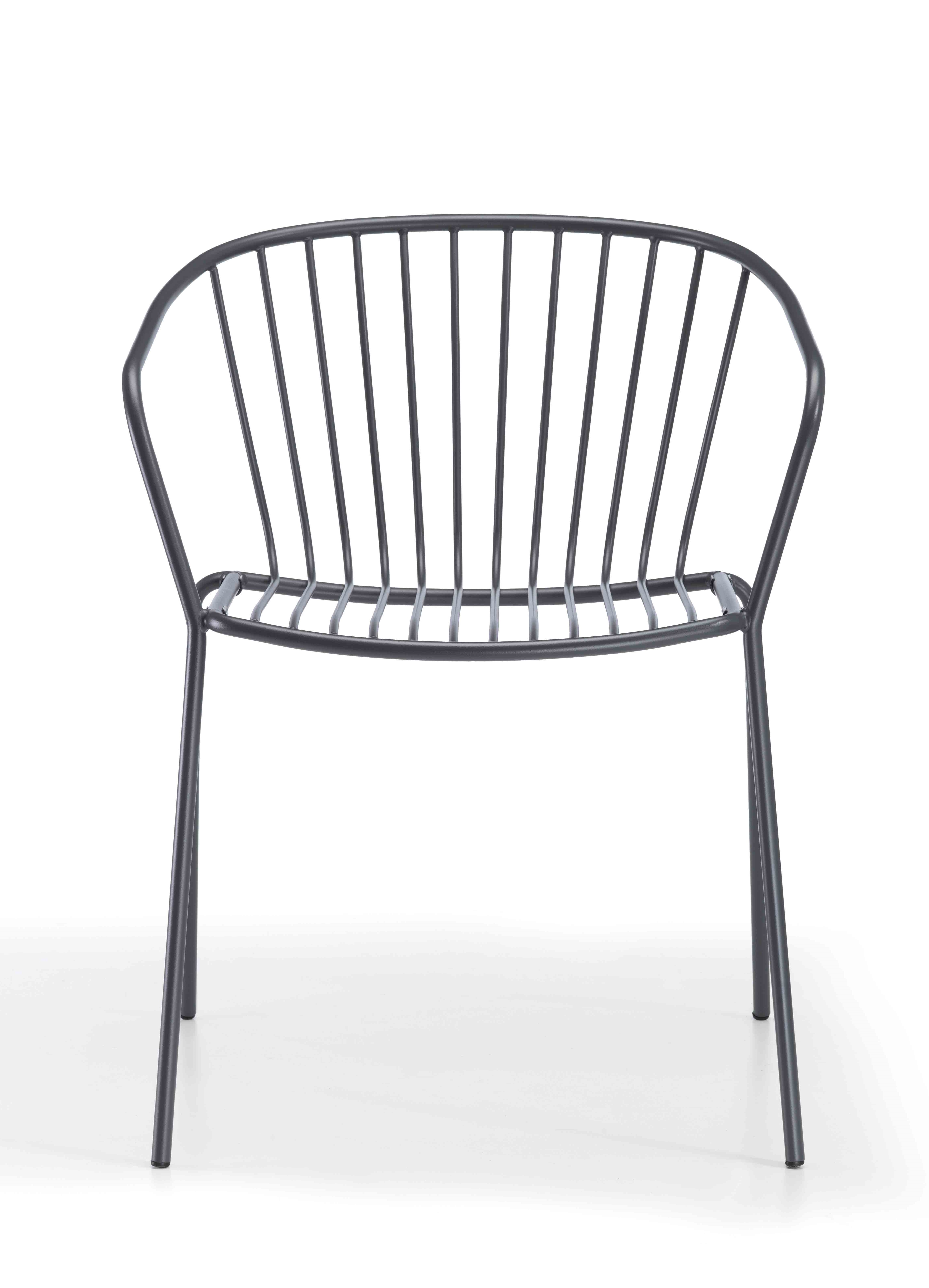 krzesło Amitha, styl industrialny, krzesło outdoor, krzesło do restauracji, minimalizm, trwałość, odporność na warunki, nowoczesny design, pręty stalowe, loft, meble komercyjne