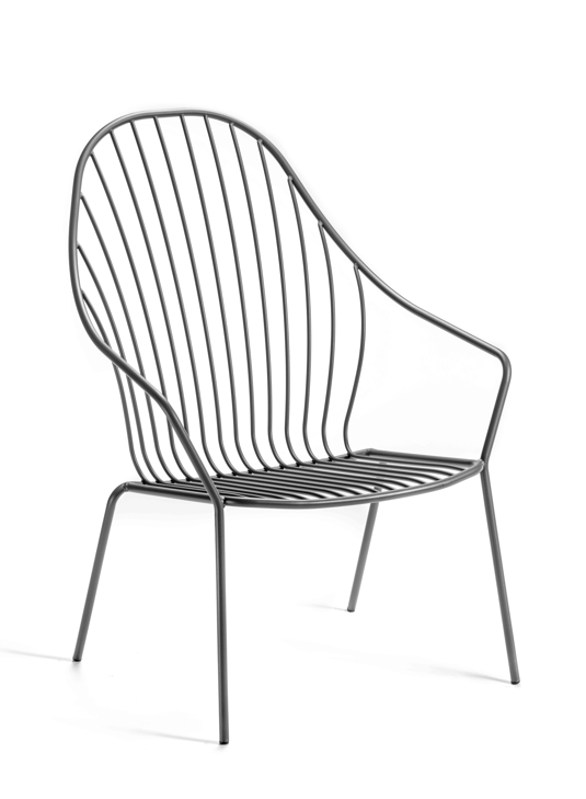 fotel Amitha, styl industrialny, fotel outdoor, fotel do restauracji, minimalizm, trwałość, odporność na warunki, nowoczesny design, loft, meble komercyjne