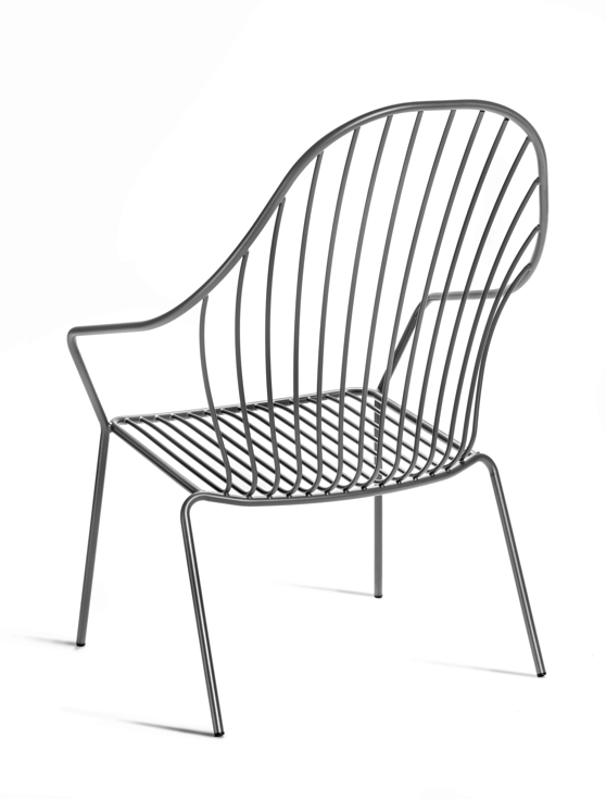 fotel Amitha, styl industrialny, fotel outdoor, fotel do restauracji, minimalizm, trwałość, odporność na warunki, nowoczesny design, loft, meble komercyjne