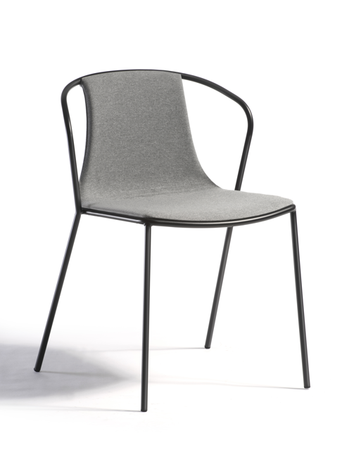 krzesło Kasia, krzesło Gaber, krzesło outdoorowe, odporność na pogodę, nowoczesne meble, krzesło na taras, włoski design, krzesło do restauracji, stalowe nogi, siedzisko z tworzywa