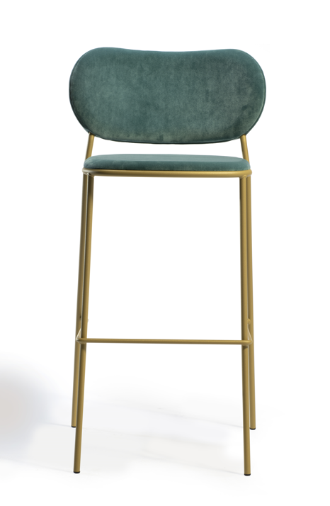 hoker Nuta Light, hoker Gaber, elegancki hoker, tapicerowany hoker, włoski design, hoker do restauracji, hoker do jadalni, nowoczesny design, włoski design