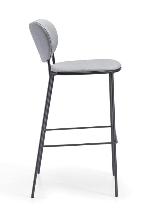 hoker Nuta Light, hoker Gaber, elegancki hoker, tapicerowany hoker, włoski design, hoker do restauracji, hoker do jadalni, nowoczesny design, włoski design