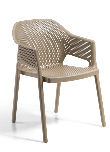 krzesło outdoor, krzesło Minush, krzesło z tworzywa sztucznego, krzesło na taras, krzesło ogrodowe, meble zewnętrzne, odporne na deszcz, odporne na UV, meble do kawiarni, meble na balkon, krzesło do ogrodu, nowoczesne krzesło