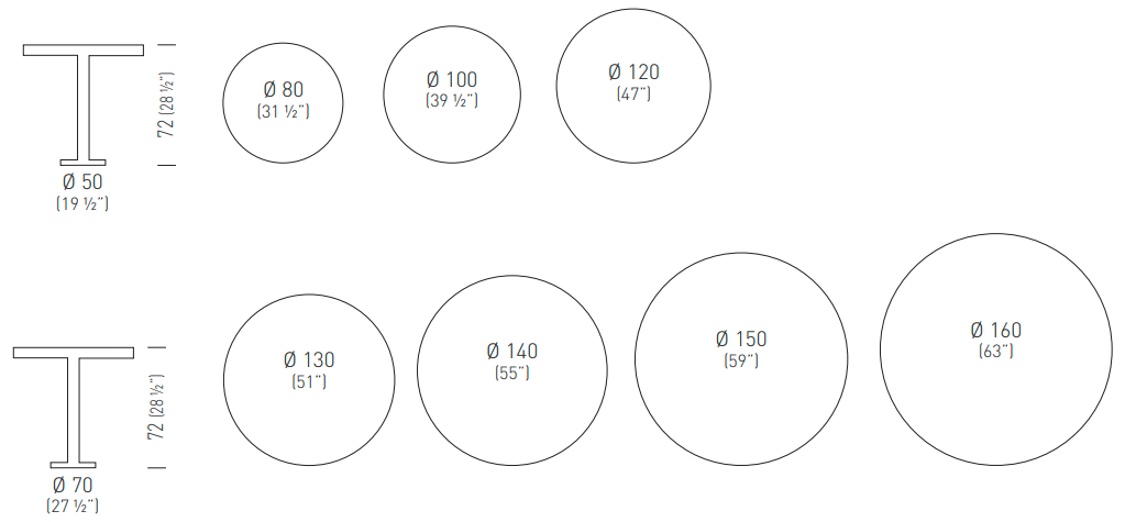 stół okrągły, stół jadalniany, stół restauracyjny, stół konferencyjny, Saturno, biały stół, nowoczesny stół, minimalistyczny design, stół z jedną nogą, duży stół