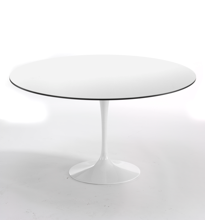 stół okrągły, stół jadalniany, stół restauracyjny, stół konferencyjny, Saturno, biały stół, nowoczesny stół, minimalistyczny design, stół z jedną nogą, duży stół