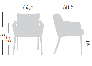 krzesło Coachella, krzesło Gaber, włoski design, tapicerowane krzesło, krzesło z podłokietnikami, stalowa rama, krzesło do jadalni, krzesło do restauracji, nowoczesne krzesło, ergonomiczne krzesło
