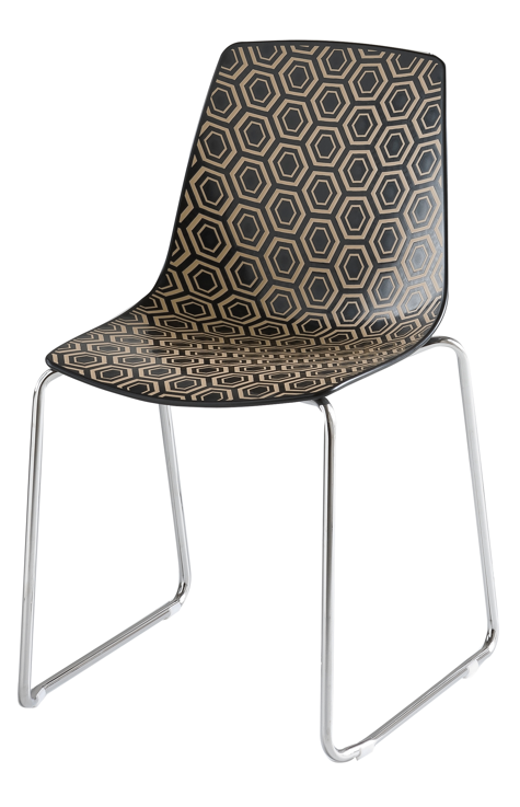 krzesło Alhambra, krzesło Gaber, krzesło z tworzywa, krzesło sztaplowane, krzesło outdoorowe, krzesło wzorzyste, krzesło do jadalni, krzesło do restauracji