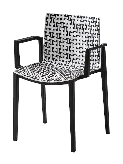 krzesło Clipperton, krzesło z tworzywa, krzesło sztaplowane, krzesło plecione, krzesło outdoorowe, krzesło na taras, krzesło do ogrodu, krzesło do restauracji
