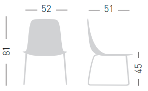 krzesło Colorfive, krzesło z tworzywa, krzesło sztaplowane, krzesło do restauracji, krzesło do jadalni, krzesło nowoczesne, kolorowe krzesło