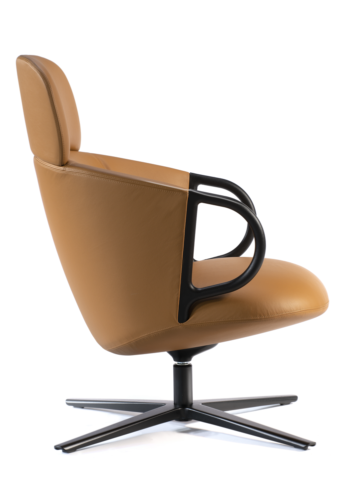 fotel Cucaracha, fotel obrotowy, fotel tapicerowany, fotel do sypialni, fotel do salonu, ergonomiczny fotel, fotel hotelowy, fotel do poczekalni, nowoczesny fotel, fotel Gaber