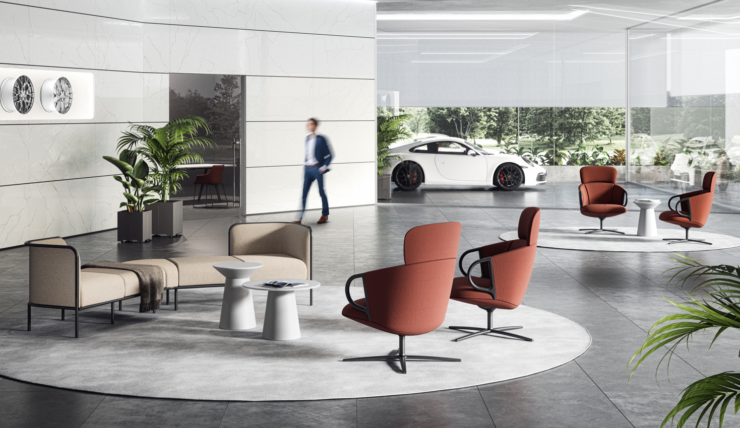 fotel Cucaracha, fotel obrotowy, fotel tapicerowany, fotel do sypialni, fotel do salonu, ergonomiczny fotel, fotel hotelowy, fotel do poczekalni, nowoczesny fotel, fotel Gaber