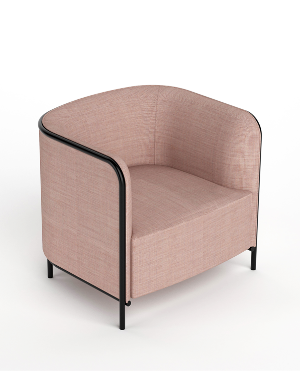 fotel Place, fotel Gaber, fotel tapicerowany, fotel kubełkowy, fotel do salonu, fotel do sypialni, fotel do hotelu, ergonomiczny fotel, włoski design